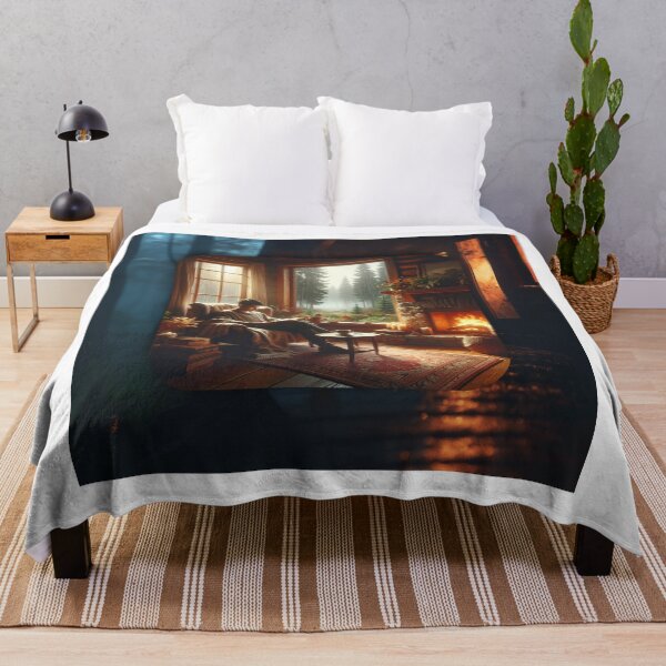 Item preview, Forest cabin reading retreat designed and sold by Visualfuse.