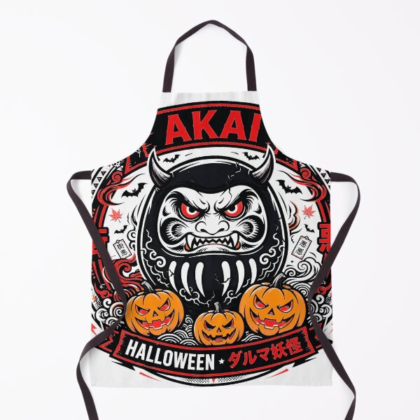 Item preview, AKAI Halloween Daruma Yokai - Demon Oni Japanese Streetwear designed and sold by Tsuiho_art.