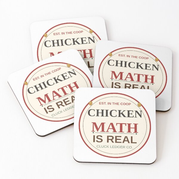 Item preview, Chicken Math Is Real - Funny Backyard Chicken Keeper designed and sold by Cluck Ledger Co..