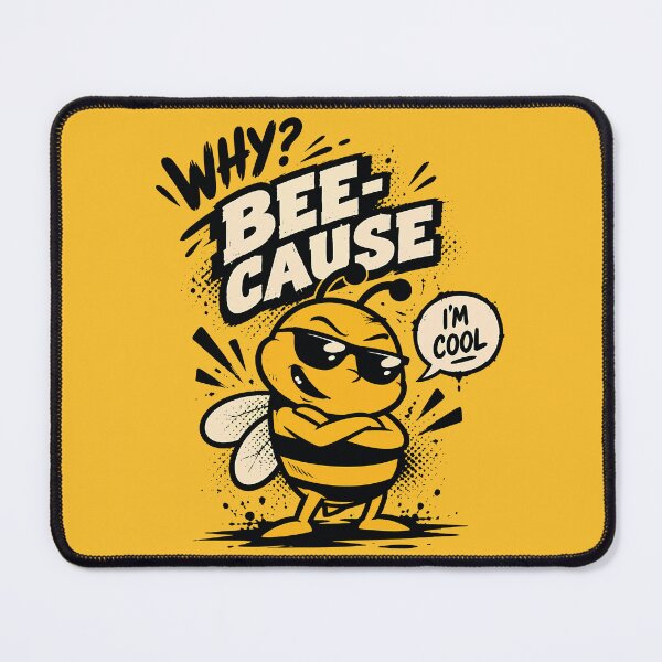 Item preview, Why? Bee Cause – I’m Cool designed and sold by digijob.