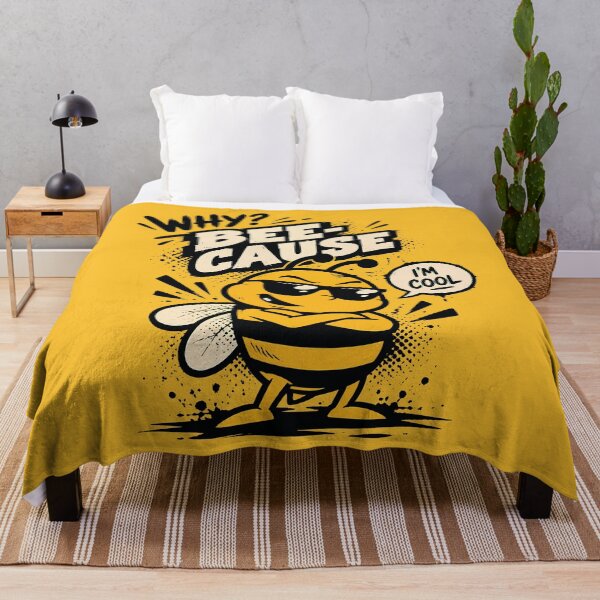 Item preview, Why? Bee Cause – I’m Cool designed and sold by digijob.