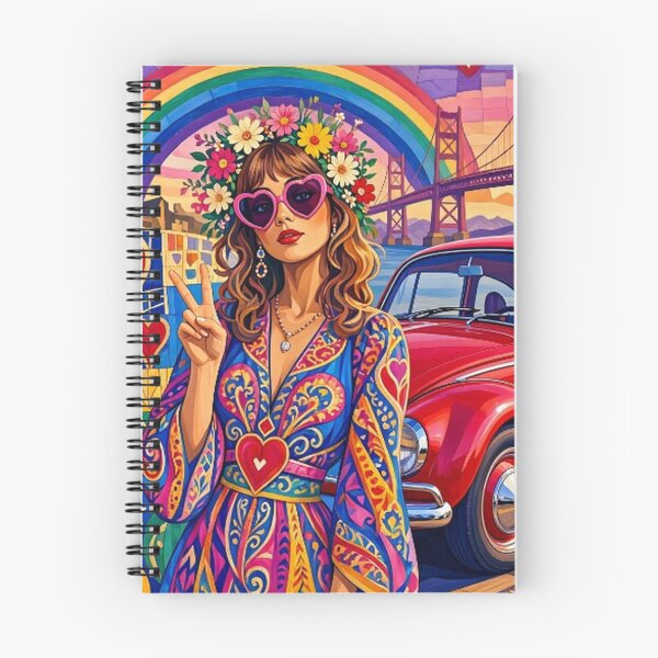 Aperçu de l'œuvre Art hippie des années 60 créée et vendue par TheDarkWardrobe.