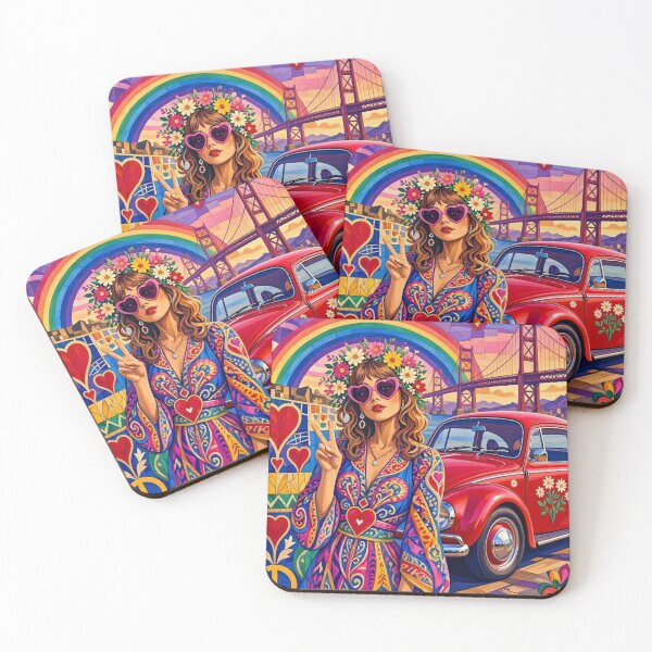 Item preview, 60's Hippy Art designed and sold by TheDarkWardrobe.