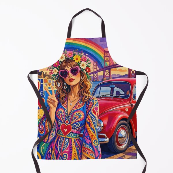 Aperçu de l'œuvre Art hippie des années 60 créée et vendue par TheDarkWardrobe.