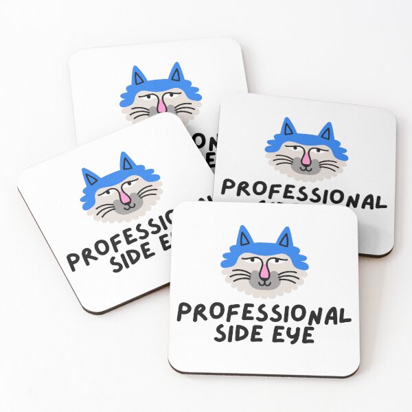 Item preview, Professional Side Eye Fluffy Blue Cat designed and sold by Fani*.