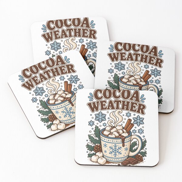 Item preview, Cocoa Weather Hot Chocolate Winter Cozy Design designed and sold by ys96.