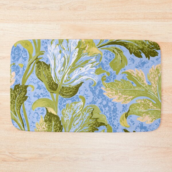 Item preview, Olive Green Acanthus Leaf - Spiny Plant Blue designed and sold by scicilysimonee.