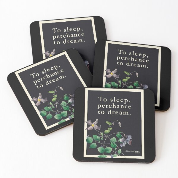 Item preview, To-Sleep-Perchance-To-Dream-Shakespeare-Hamlet-Quote designed and sold by goinesig.