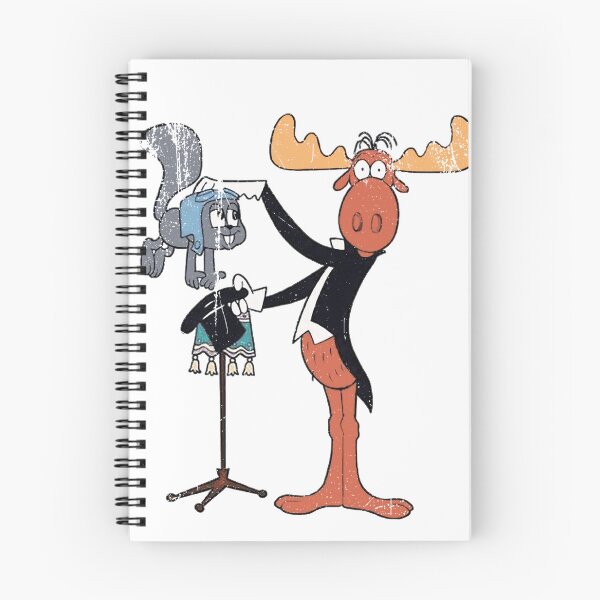 Item preview, Distressed Vintage Style Rocky and Bullwinkle designed and sold by Offset Vinyl Film.