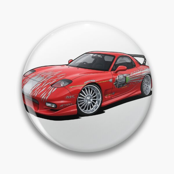 Artikelvorschau, Fast and Furious Mazda RX7 entworfen und verkauft von ToonMyRide.