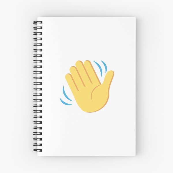 Item preview, Waving hand emoji designed and sold by CleanOnPoint.