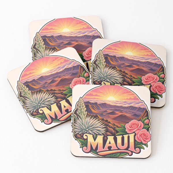 Item preview, Maui Hawaii Haleakala Sunrise Travel Sticker designed and sold by peachycrossing.
