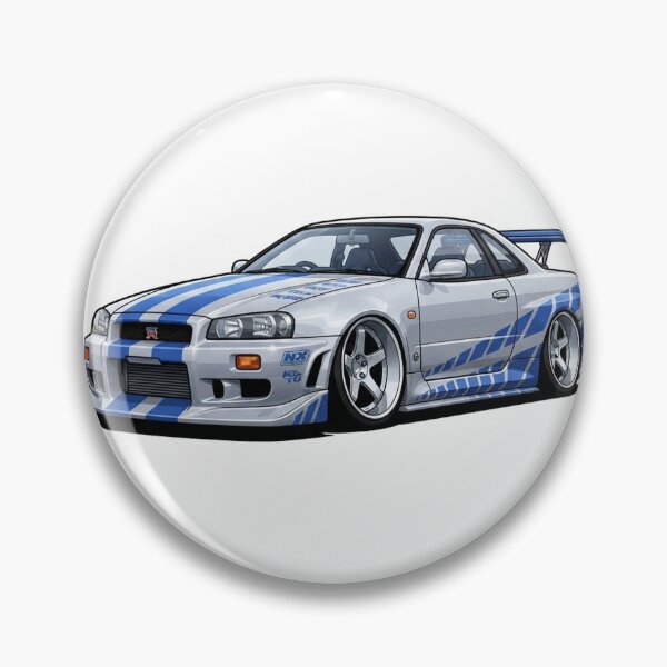 Artikelvorschau, Fast and Furious Nissan R34 Skyline GTR entworfen und verkauft von ToonMyRide.