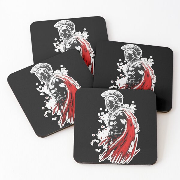 Item preview, Spartan Warrior Splatter Art | Greek Knight Red Cape  designed and sold by Kyilestore.