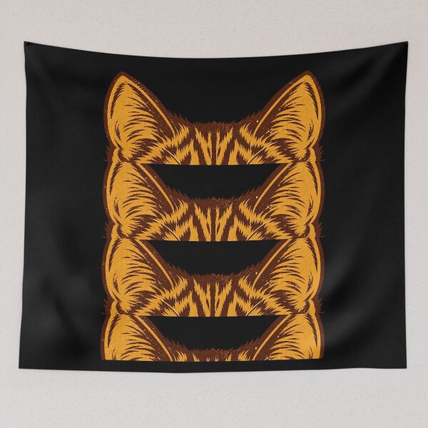 Item preview, Bewildered Tabby Cat Print designed and sold by nasr-say.
