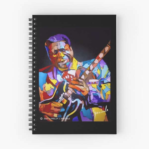 Item preview, BB King Colorful Pop Art Portrait Design designed and sold by Stephen Jacobs.