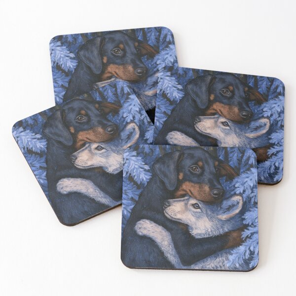 Item preview, Doberman Wolf Love designed and sold by Nocturne  Paws.