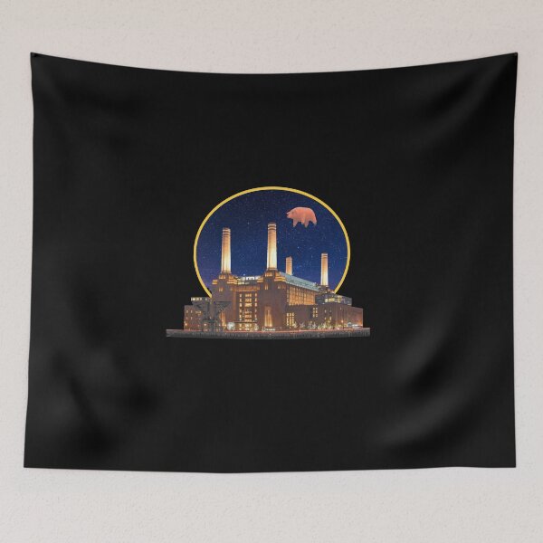 Item preview, Battersea pink pig night flight logo designed and sold by VWscout2.