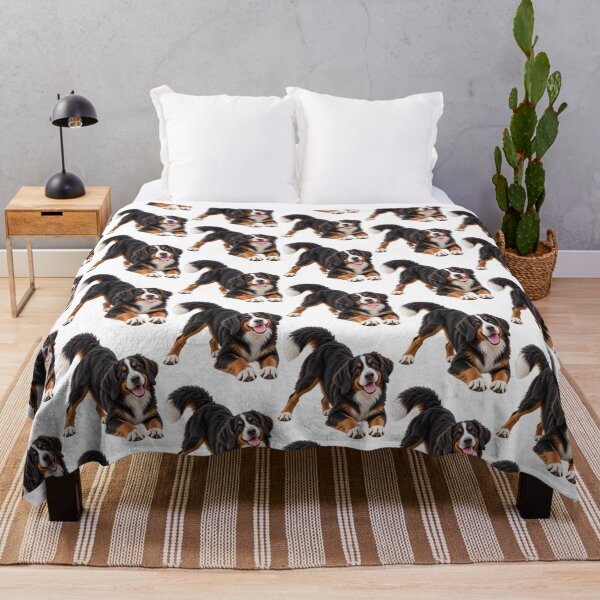 Artikelvorschau, Berner Sennenhund beim Spielen entworfen und verkauft von BackgroundND.