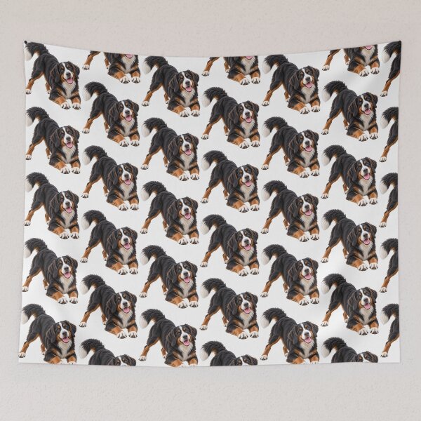 Item preview, Bernese Mountain Dog Playing  designed and sold by BackgroundND.