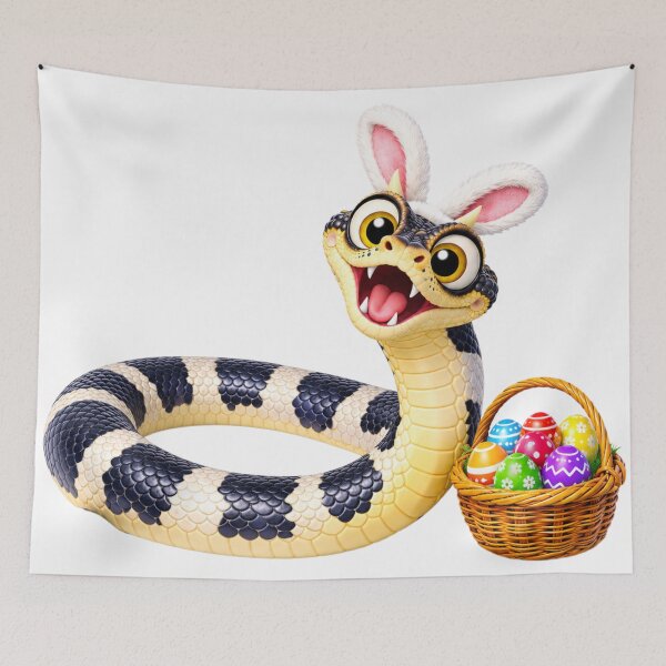 Item preview, Banded Sea Krait Easter Basket designed and sold by Sillytoe.