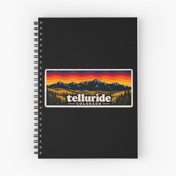 Item preview, Telluride Colorado Embroidered Patch – Vintage Mountain Sunset designed and sold by Swanny's Custom T-shirt and Gift Designs.