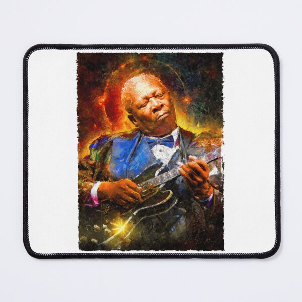 Item preview, BB King Fiery Painterly Guitar Design designed and sold by Stephen Jacobs.