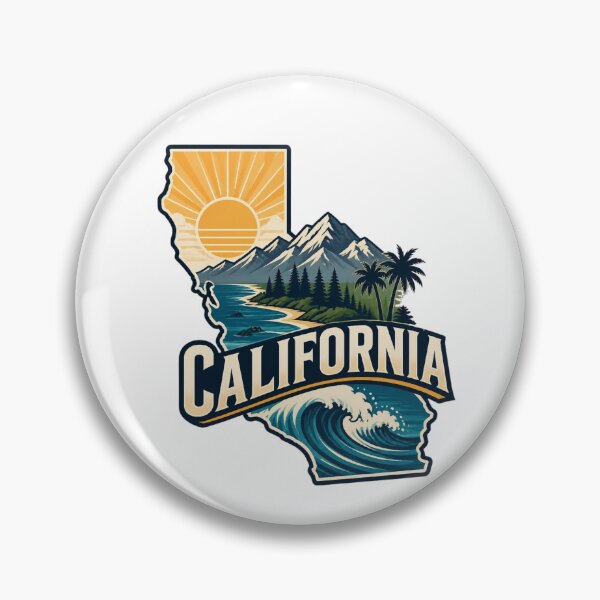 Item preview, California and its nature designed and sold by GoodPlaceToShop.