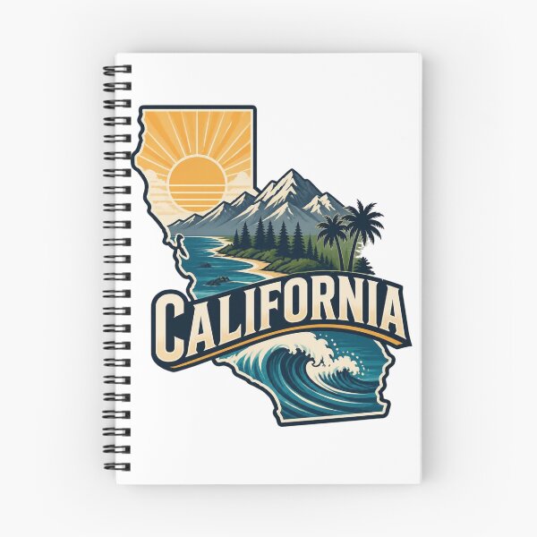 Item preview, California and its nature designed and sold by GoodPlaceToShop.