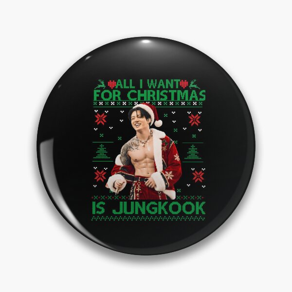 Item preview, All I Want For Christmas Is Jungkook, BTS Kpop Ugly Christmas Sweater designed and sold by BalouEdison.