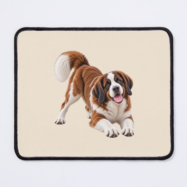 Item preview, Saint Bernard Dog Playing  designed and sold by BackgroundND.