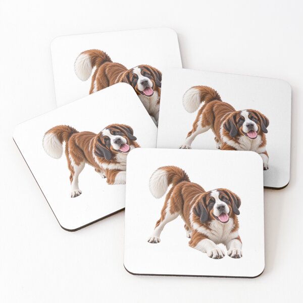 Item preview, Saint Bernard Dog Playing  designed and sold by BackgroundND.