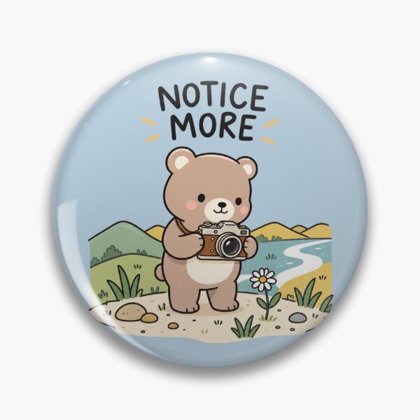 Artikelvorschau, Notice More | Cute Bear Photography Nature entworfen und verkauft von MrDev.