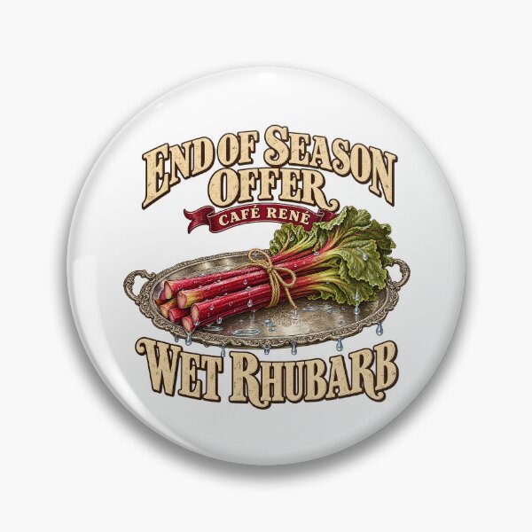 Item preview, END OF SEASON OFFER - CAFÉ RENÉ - WET RHUBARB designed and sold by WheelieGdArt.