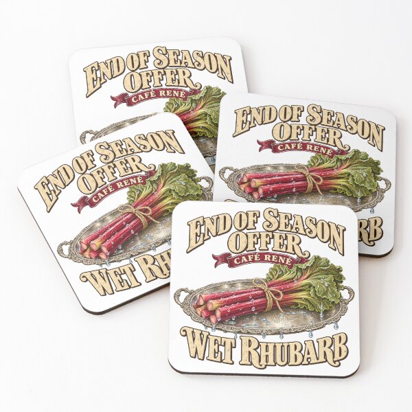 Item preview, END OF SEASON OFFER - CAFÉ RENÉ - WET RHUBARB designed and sold by WheelieGdArt.