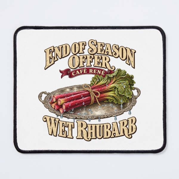 Item preview, END OF SEASON OFFER - CAFÉ RENÉ - WET RHUBARB designed and sold by WheelieGdArt.