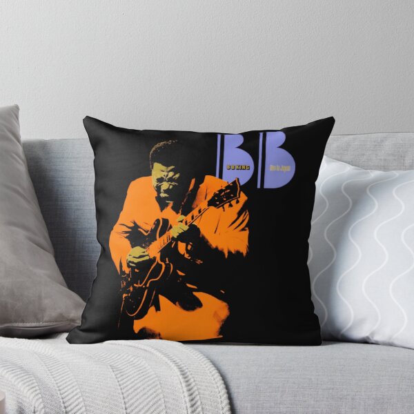 Item preview, BB King Orange Blues Guitar Portrait Design designed and sold by Stephen Jacobs.