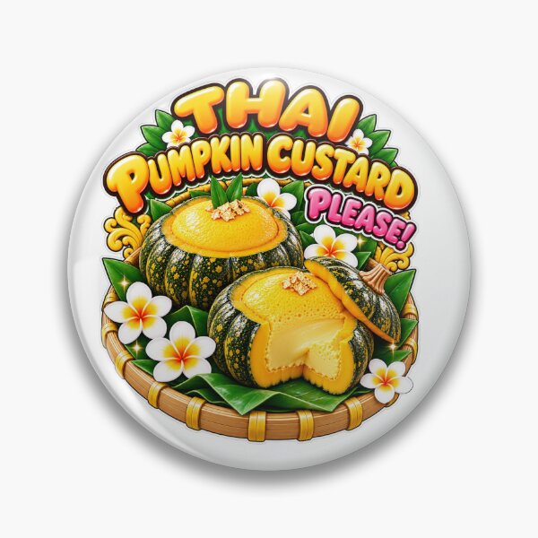 Item preview, Thai Pumpkin Custard – Sankaya Fak Thong Traditional Thai Dessert designed and sold by Pali's shop.