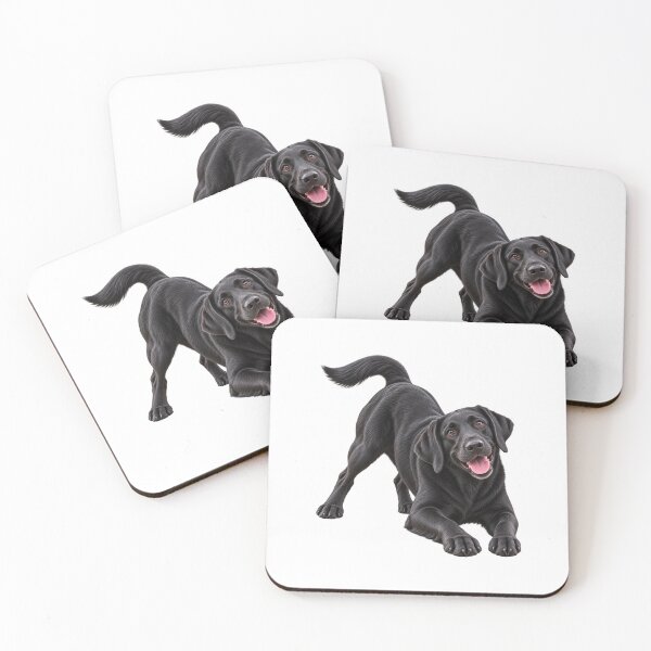 Item preview, Black Labrador Retriever Dog Playing  designed and sold by BackgroundND.