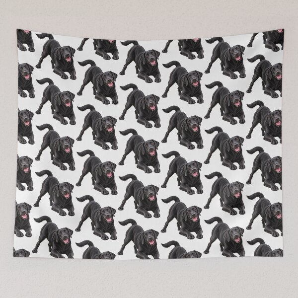Item preview, Black Labrador Retriever Dog Playing  designed and sold by BackgroundND.