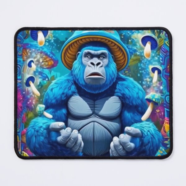 Item preview, Magic Gorilla; Mushrooms; AI Style; designed and sold by StickerApe.