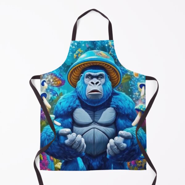 Item preview, Magic Gorilla; Mushrooms; AI Style; designed and sold by StickerApe.