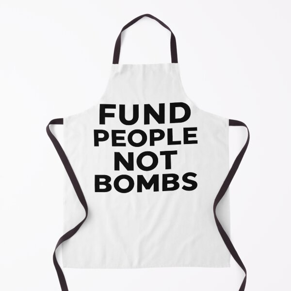 Item preview, Fund People Not Bombs designed and sold by Angryblu3.
