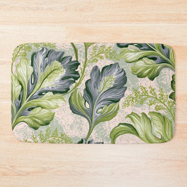 Item preview, Olive Green Acanthus Leaf - Spiny Plant Grey Combination  designed and sold by scicilysimonee.