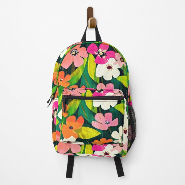 Item preview, Vibrant Colorful Floral Meadow With Lush Leaves Design designed and sold by DEC02.