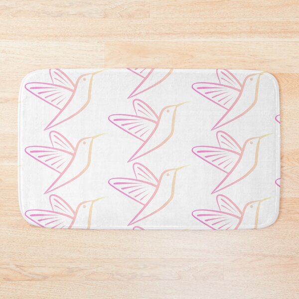 Item preview, Minimalist hummingbird design - pink gradient designed and sold by Angieozvel.