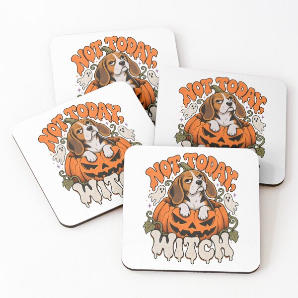 Item preview, Not Today Witch Funny Beagle Pumpkin Halloween Shirt designed and sold by Tong4130.