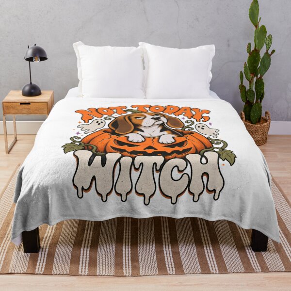 Item preview, Not Today Witch Funny Beagle Pumpkin Halloween Shirt designed and sold by Tong4130.