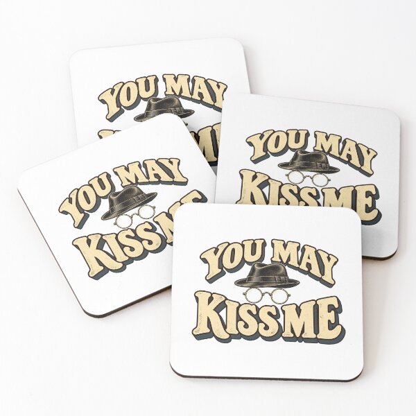Item preview, YOU MAY KISS ME - Retro designed and sold by WheelieGdArt.