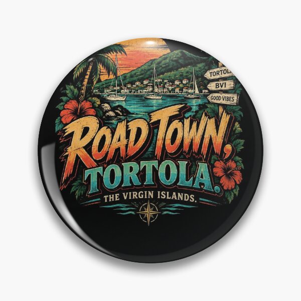 Artikelvorschau, Road Town, Tortola. Die Jungferninseln. entworfen und verkauft von Birdie and Flynn.